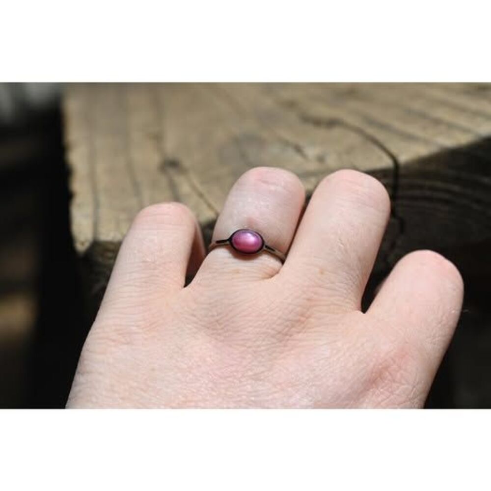 Ruby engagement ring size 7 in 925 sterling silver